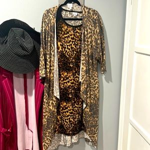 Lularoe Julia set with kimono 2 pieces